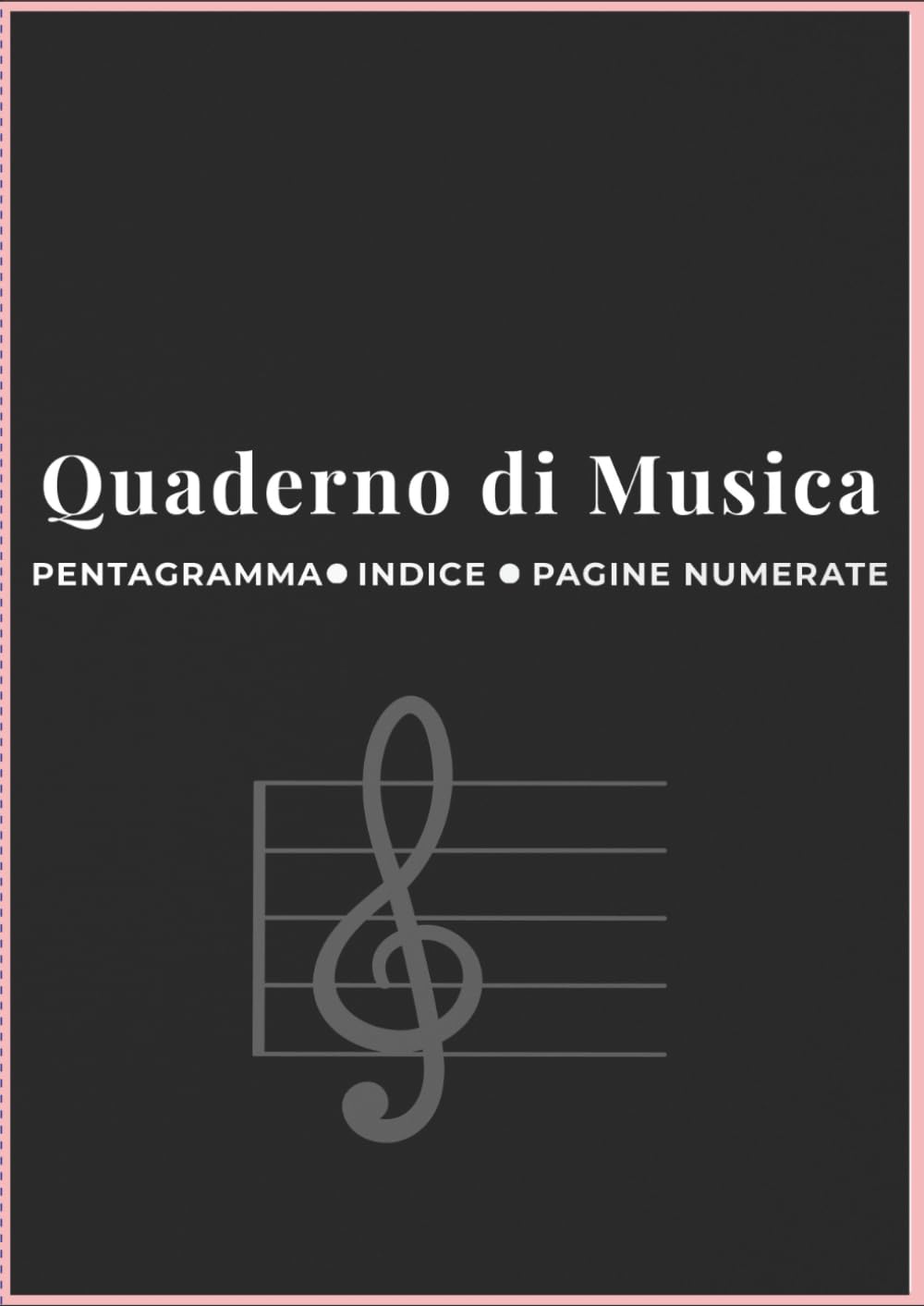Quaderno di Musica Pentagramma A4